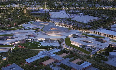 Aria photo of the Dearborn Campus